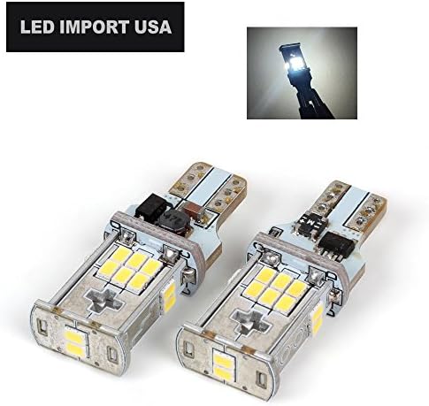 Led import USA 950 lumens Extremely Bright Error Free 921 912 T15 Back Up SMD-3020 LED Bulbs