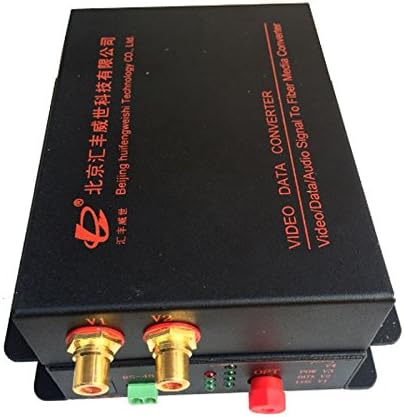 2 Channels Hi Fi Audio Fiber Optical Media Converter Transmitter Receiver 1Pair