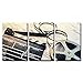 wall26 Canvas Print Wall Art Set Film Camera and Clapper Board on Wood Table Pop Culture Movies Photography Realism Chic Scenic Colorful Multicolor for Living Room, Bedroom, Office - 24