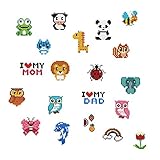 Rainbow Smile Diamond Painting for Kids by Number Kits Arts and Crafts Kits for Children (Animal Set)