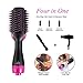 Kuke Hot Hair Brush 4 in 1 One-Step Hot Air Comb Volumizer Hot Air Brush Infrared Negative Ion Hair Dryer Two Hair Rings Setthumb 1