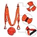 EverKing Aerial Yoga Straps Trapeze - Antigravity Yoga Swing/Sling/Inversion Tool,Air Flying Yoga Hammock Belt Fitness Swing Hammock for Yoga Inversion Exercises (Orange)