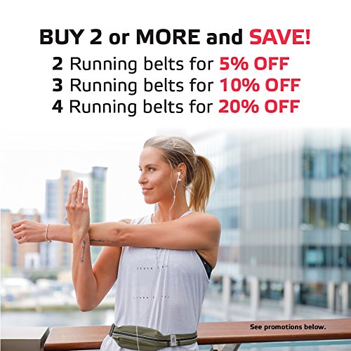 image for Sport2People Running Belt USA Patented. Fanny Pack for Hands-Free Work
