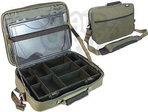 Carp & Coarse Fishing Station Bag With Tackle Box inside Travel or Roving Angler