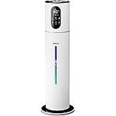 Humidifiers for Bedroom Large Room, 9L/2.37Gal Ultrasonic Cool Mist Humidifier Top Fill Last Up to 52H with 360°Nozzle,Sleep 