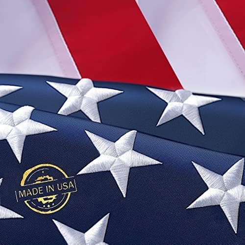 Flags - American Flag 3x5 FT Outdoor - American Flag Heavy Duty 3x5,All Weather Sewn Stripes Embroidered Stars…