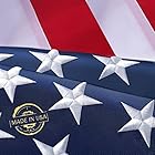 American Flag 3x5 FT Outdoor - American Flag Heavy Duty 3x5 100% Made in USA All Weather Sewn Stripes Embroidered Stars