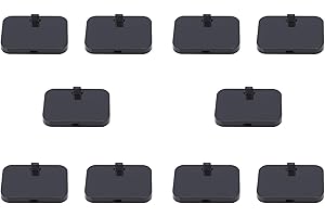 Cwmiibili 10X Mobile Phone Desktop Type-C Charger Stand Holder Cellphone USB-C Charging Docking Station Black