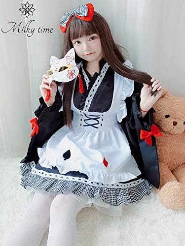 Milky Time 和ロリ ワンピース ゴスロリ レディース 振袖 トランプ 姫 メイド服 ロリータ 新生活