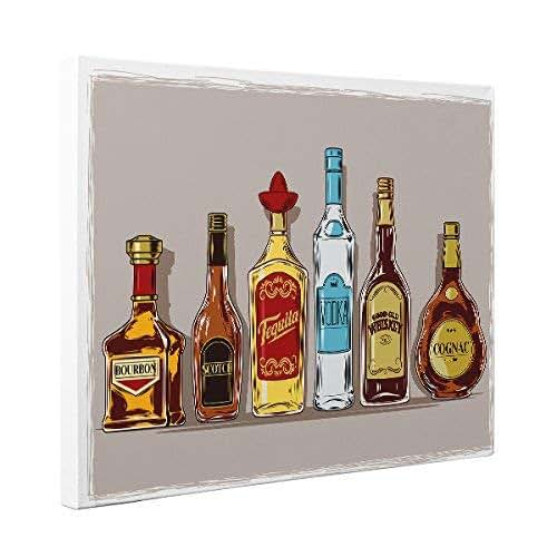 Liquor Shelf CANVAS Wall Art Home Décor Handmade