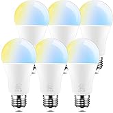 ILC Alexa Light Bulbs, 12W, Smart Light Bulb Work with Alexa Required Echo Device, 2700K-6000K Warm White to Daylight Turnabl