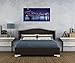 sechars - Brooklyn Bridge Canvas Wall Art Modern New York City Picture Print Manhattan Skyline with Full Moon Painting for Home Office 24