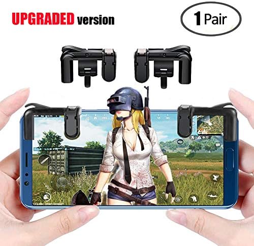 [UPGRADED version]Leuna Fortnite PUBG Mobile Game controller Fire and Aim L1R1 Trigger Buttons for Fortnite Mobile / PUBG Mobile / Knives Out / Rules of Survial