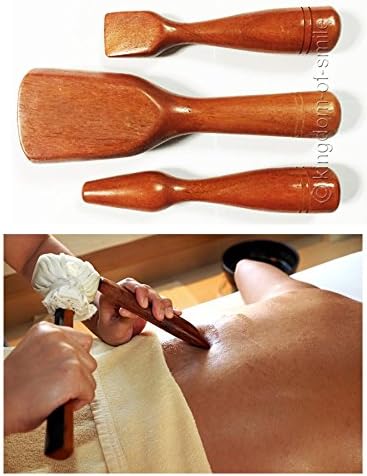 Small Set of 3 TOK-SEN Hammer Massage Tool Wood Wooden Therapy Knee Back Neck Ache