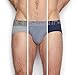 C-IN2 Men's Multipack 3Pk Lo No Show Profile Brief, Flotilla Navy, Small