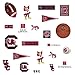 RoomMates RMK1102SCS University of South Carolina Peel & Stick Wall Decals