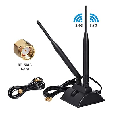 NestledNature 2.4G/5G/5.8G 8dBi Dual Band WiFi Antenna, Omnidirectional Antenna, WiFi Antenna Omnidirectional Antenna Wifi Antenna Omnidirectional Antenna For Router