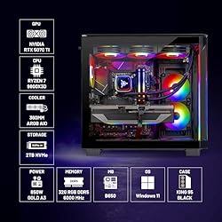 Skytech King 95 Gaming PC Desktop, Ryzen 7 9800X3D