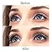 3D Mink Fake Eyelashes -100% Handmade 3D Mink Fur Eyelashes for Makeup with Natural Messy Volume Fluffy Long Hot Fake Eyelashes& Reusable Wispy Lashes 3Pair Package (Black-02)