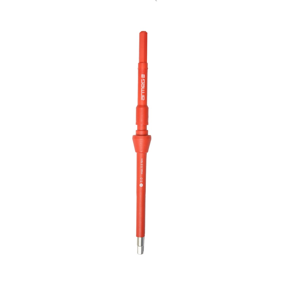 Armeg SDICBH5 5 mm Hex VDE Interchangeable Screwdriver Switch-Blade - Red/Black