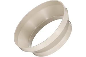 PATIKIL 10" to 8" Duct Reducer Connector, Heating Cooling Ventilation Tube Fire-Resistant Increaser Adapter Pipe Fitting for Vent System