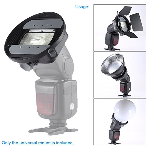 image for Andoer Universal Flash Adapter Mount Bracket for Nikon Canon Yongnuo G