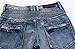 PGXT Men's Runway Stretch Jeans, Washed Acid Light Blue Biker Jeans 32