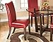 Signature Design by Ashley Charrell Dining Room Chair, Red