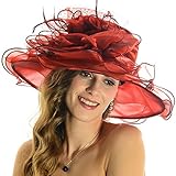 Women Voile Fascinator Church Formal Party Hat W042