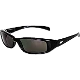 MF Eyewear Bad Attitude Motorcycle Riding Sunglasses Black Frames with Smoke Lenses