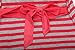 Bonny Billy Girls' Ruffle Neck Stripe Knit Dress with Removable Sash