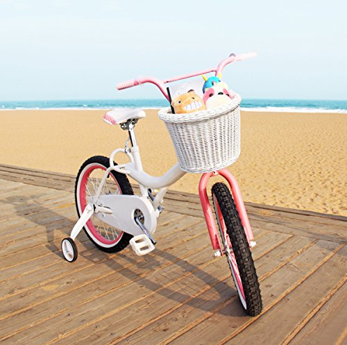 Colorbasket Junior Front Handlebar Bike Basket - White - Thumbnail 2