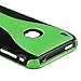 Snap-on Case compatible with Apple iPhone 3G / 3GS, Green / Black Cup Shape