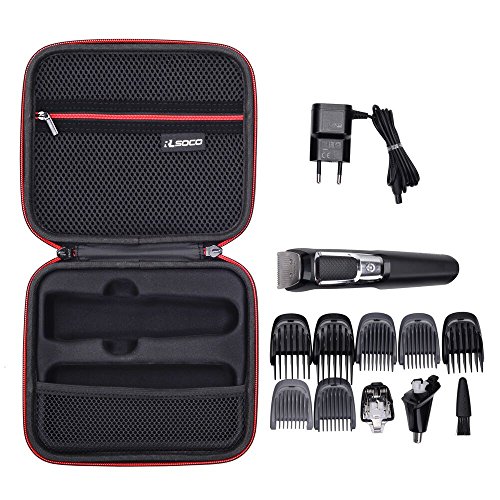 For Philips Norelco Multigroom Series 3000, 13 attachments, MG3750 Carrying Case by RLSOCO
