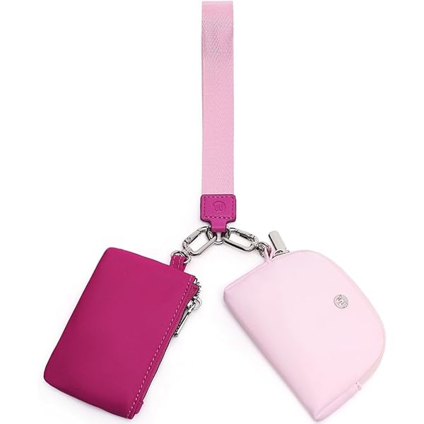Amazon.com: Keychain Wallet Mini Zip Around Wristlet Wallets for