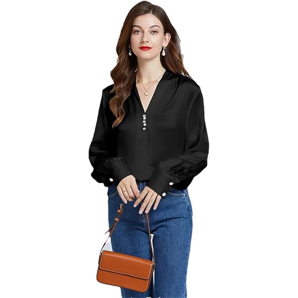 ESMOK ♡balloon tops black Madewell Lightspun Julianne Smocked-Waist Top True Black 2XS