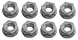 Flanged Bar Nuts 8 Pack Replaces Husqvarna