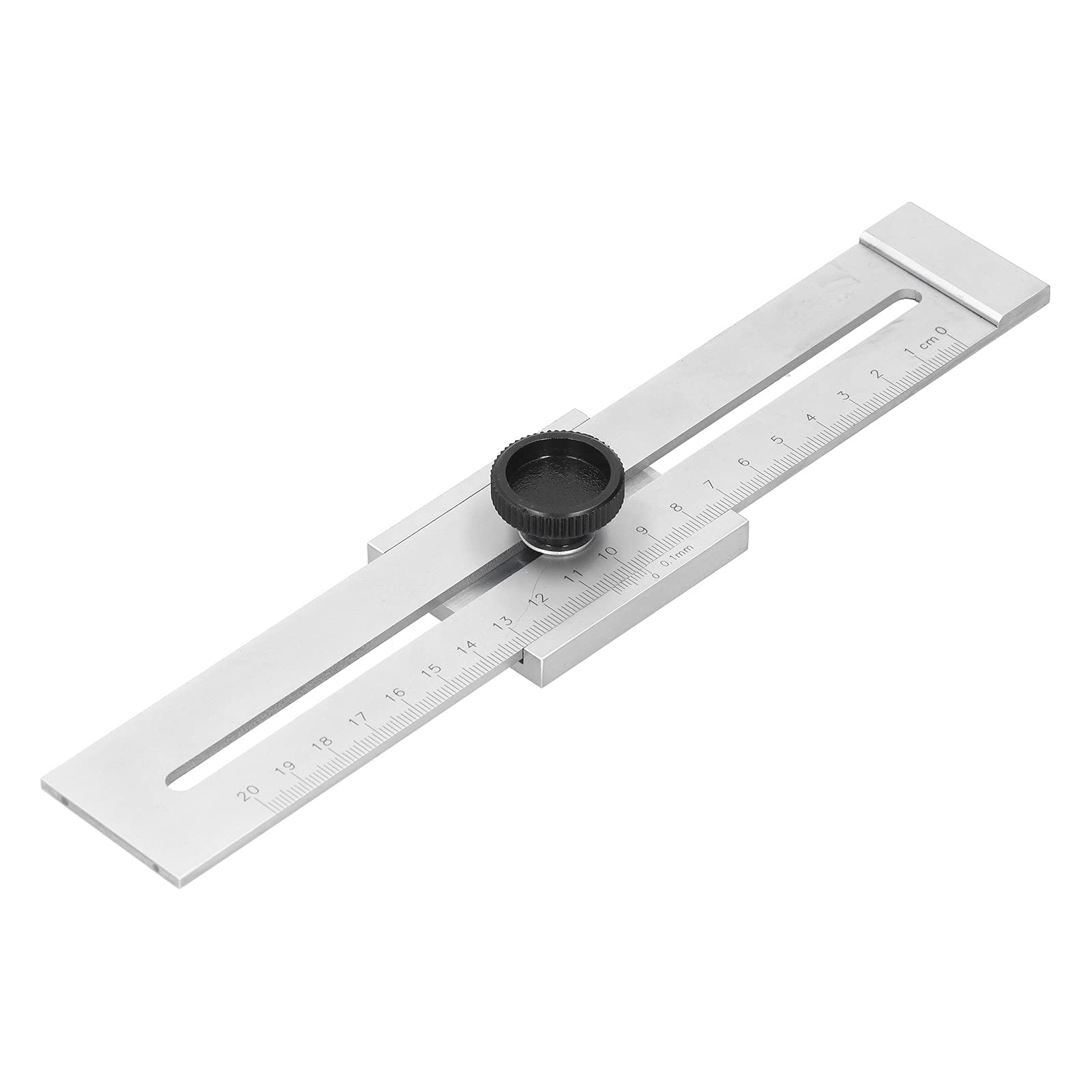 T‑Type Ruler, Woodworking Marking T Rulers, 200mm Hole Scribing Ruler, Woodworking Scribe Crossed‑Out Measuring Tool Carpentry Marker Line Gauge, Stainless Steel Marking T-Rule