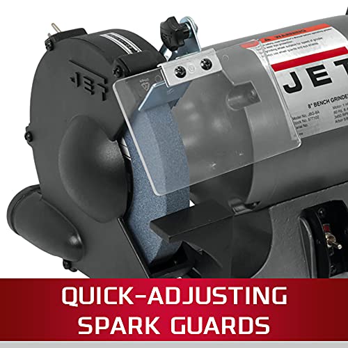 JET 8Inch Bench Grinder, 3450 RPM, 1/2 HP, 1Ph 115V (JBG8A) Pricepulse
