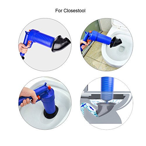 Toilet Plunger Avesfer Drain Blaster Cleaner Gun Air Power Drain Pump