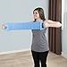 Wakeman Workout Resistance Band with Handles, Flat Latex Band to Tone Arms, Legs and Glutes Fitness (for Physical Therapy, Home and Gym) (Blue)