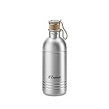 Elite 0150201 Eroica Water Bottle, 600ml, Silver