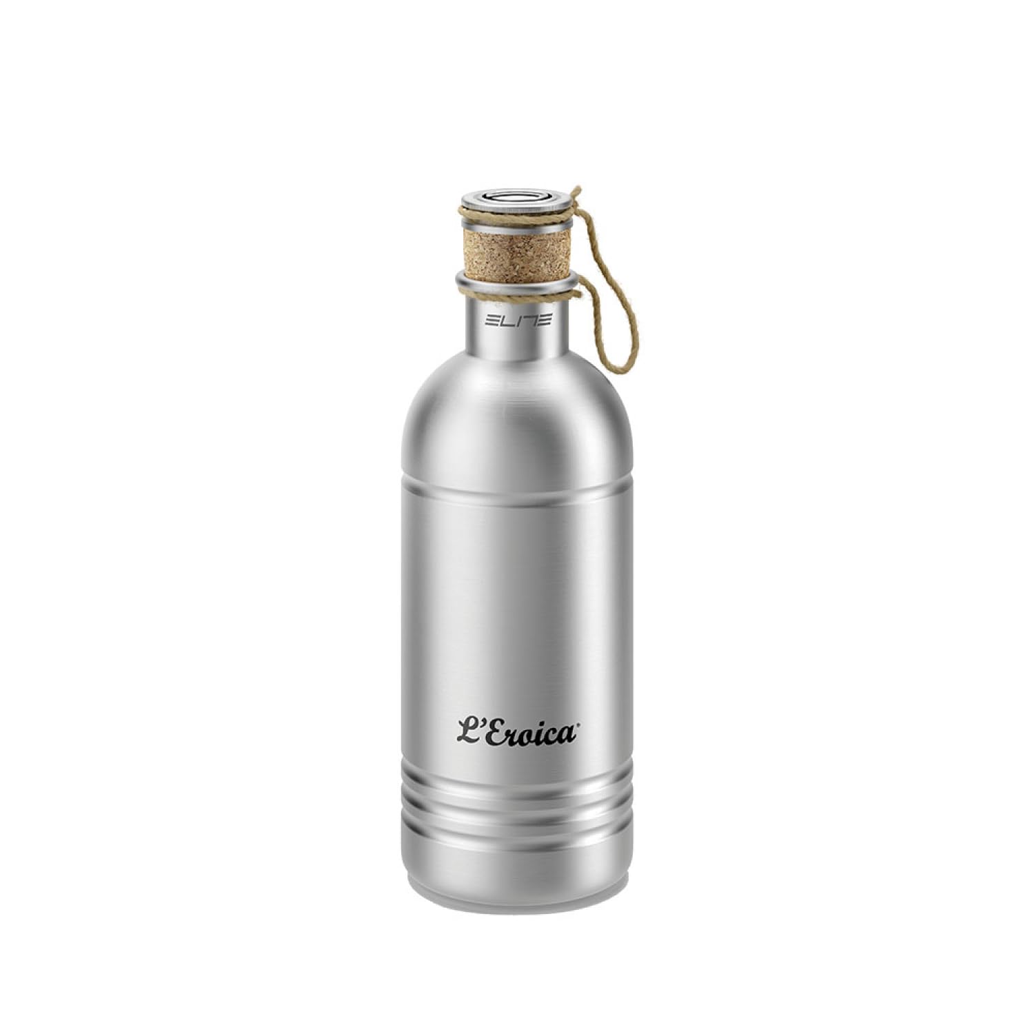 Elite Eroica aluminium bottle with cork stopper 600 ml