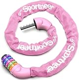 Sportneer High Security 5-Digit Chain Lock for Bike Motorcycle Door