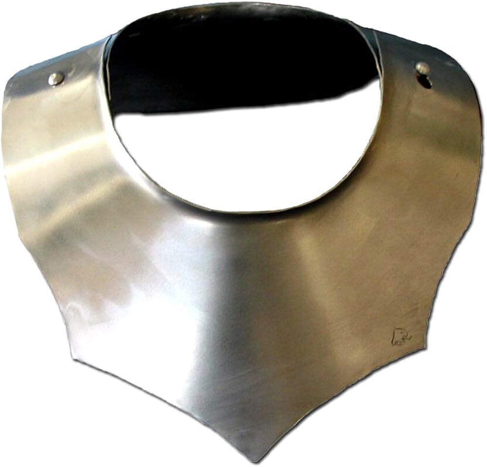 Medieval Knight Steel Neck Armor LARP Costume Clothing