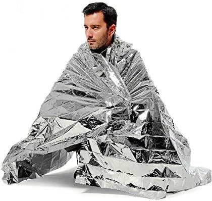 Set of 10 Emergency Blanket Survival Solar Insulating Mylar Thermal Heat