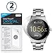 BoxWave Screen Protector Compatible with Fossil Q Marshal - ClearTouch Crystal (2-Pack), HD Film Skin - Shields from Scratches