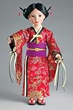 Japanese Kimono with Obi Sash, Sandals and Hair Sticks for 18