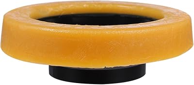 Angoily Toilet Seal Flange Ring Wax Bowl Gasket for Gas Odor Watertight Khaki