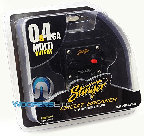 Stinger SGP90250 250-AMP Circuit Breaker,Black - Thumbnail 2